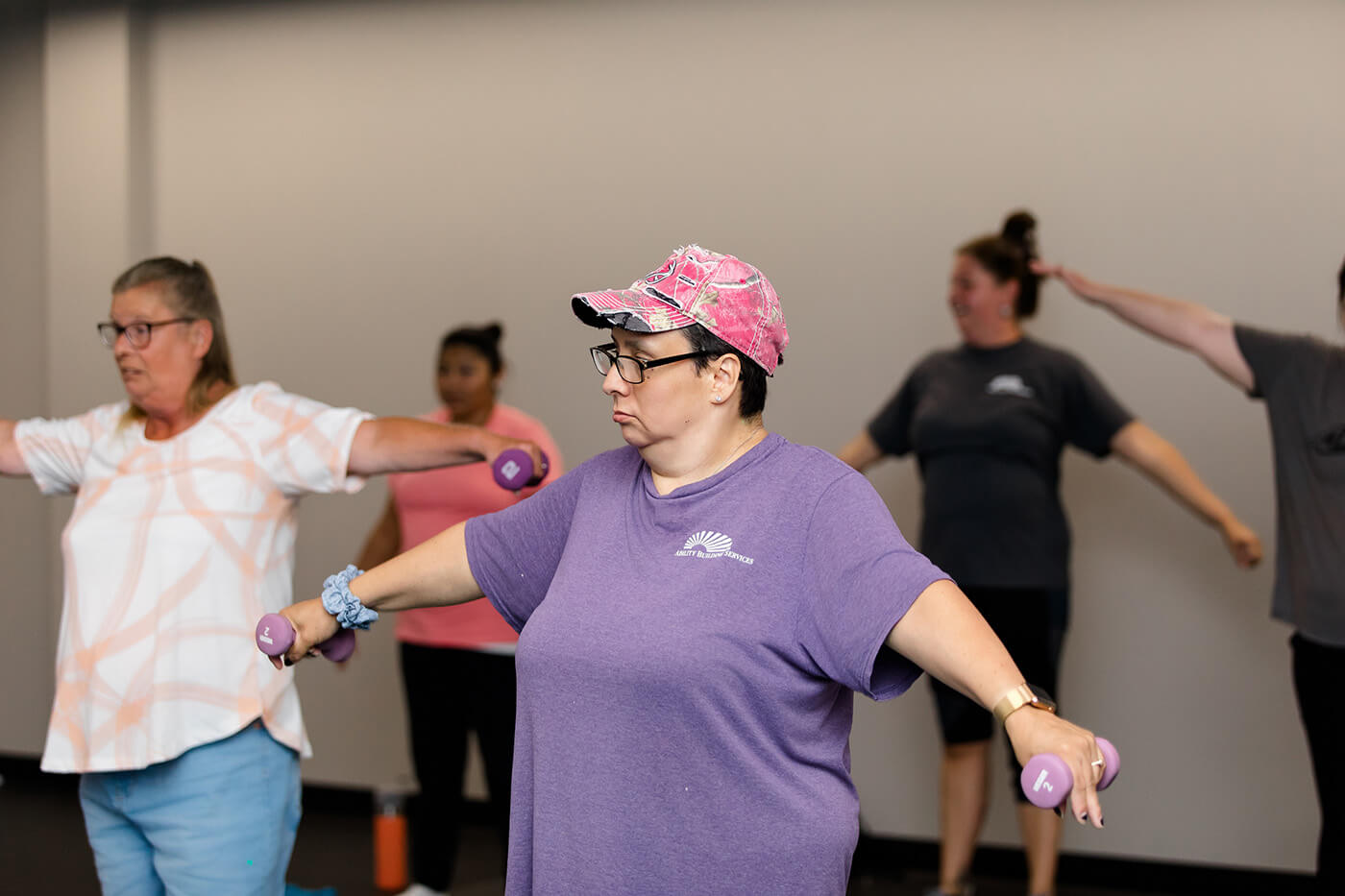 ABS113 group fitness class